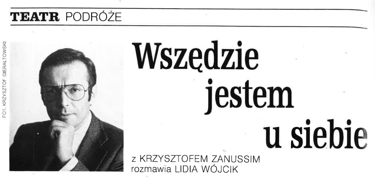 Wszędzie jestem u siebie (Teatr, Nr 2/1991)