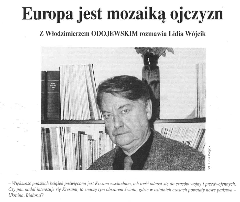 Europa jest mozaiką ojczyzn (Nowe Książki, Nr 5/1995)